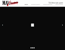 Tablet Screenshot of maxferreteria.com